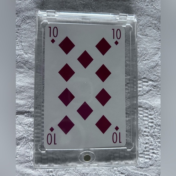 ♦️Louis Vuitton 10 of Diamonds Orange Collectors Card ♦️ - Picture 2 of 2